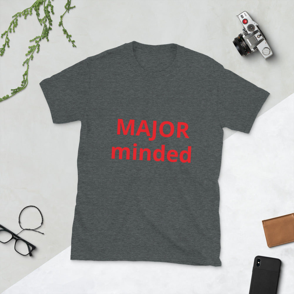 Short-Sleeve Unisex “Major Minded”  T-Shirt