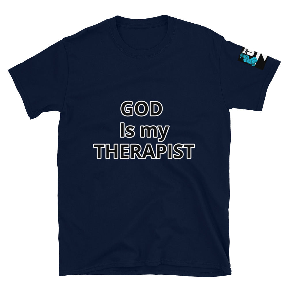Short-Sleeve “God is my Therapist” T-Shirt