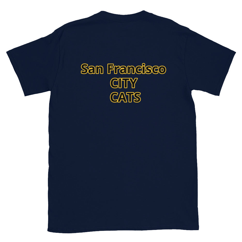 Short-Sleeve “San Francisco City Cats” TShirt