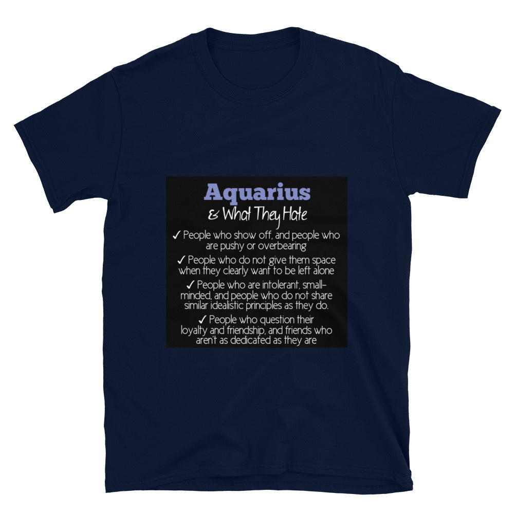 Short-Sleeve “Aquarius”  T-Shirt