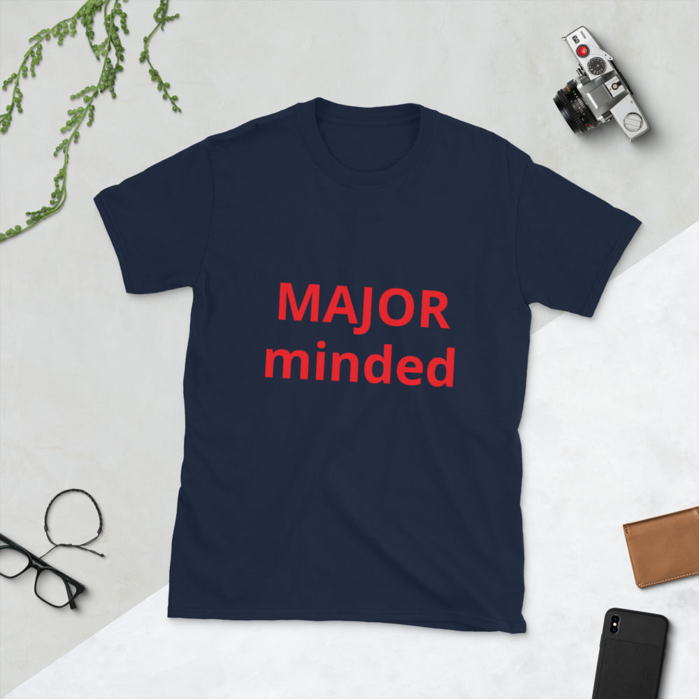 Short-Sleeve Unisex “Major Minded”  T-Shirt