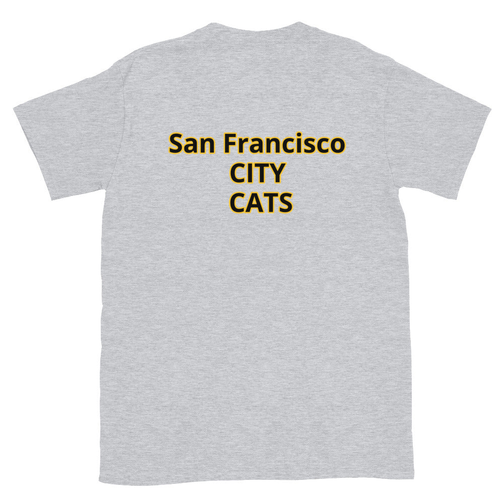 Short-Sleeve “San Francisco City Cats” TShirt