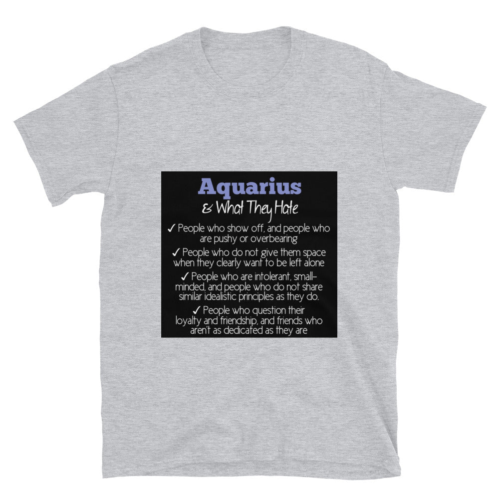 Short-Sleeve “Aquarius”  T-Shirt
