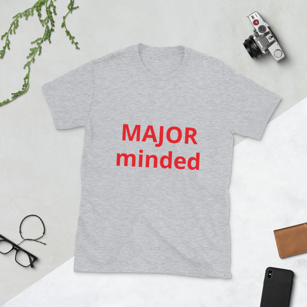 Short-Sleeve Unisex “Major Minded”  T-Shirt