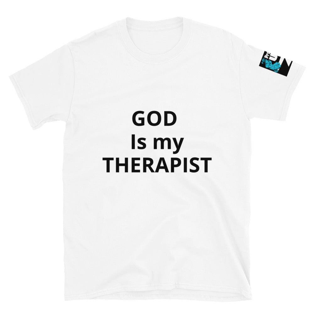 Short-Sleeve “God is my Therapist” T-Shirt
