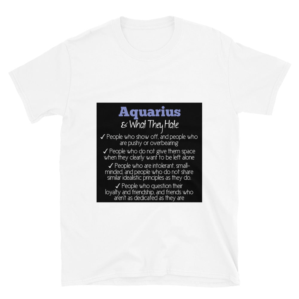 Short-Sleeve “Aquarius”  T-Shirt