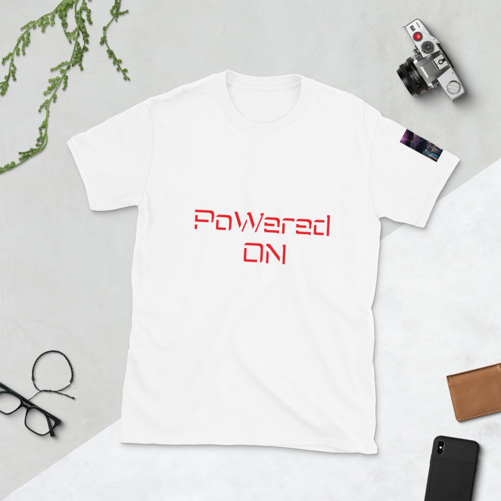 Short-Sleeve “Powered On” T-Shirt