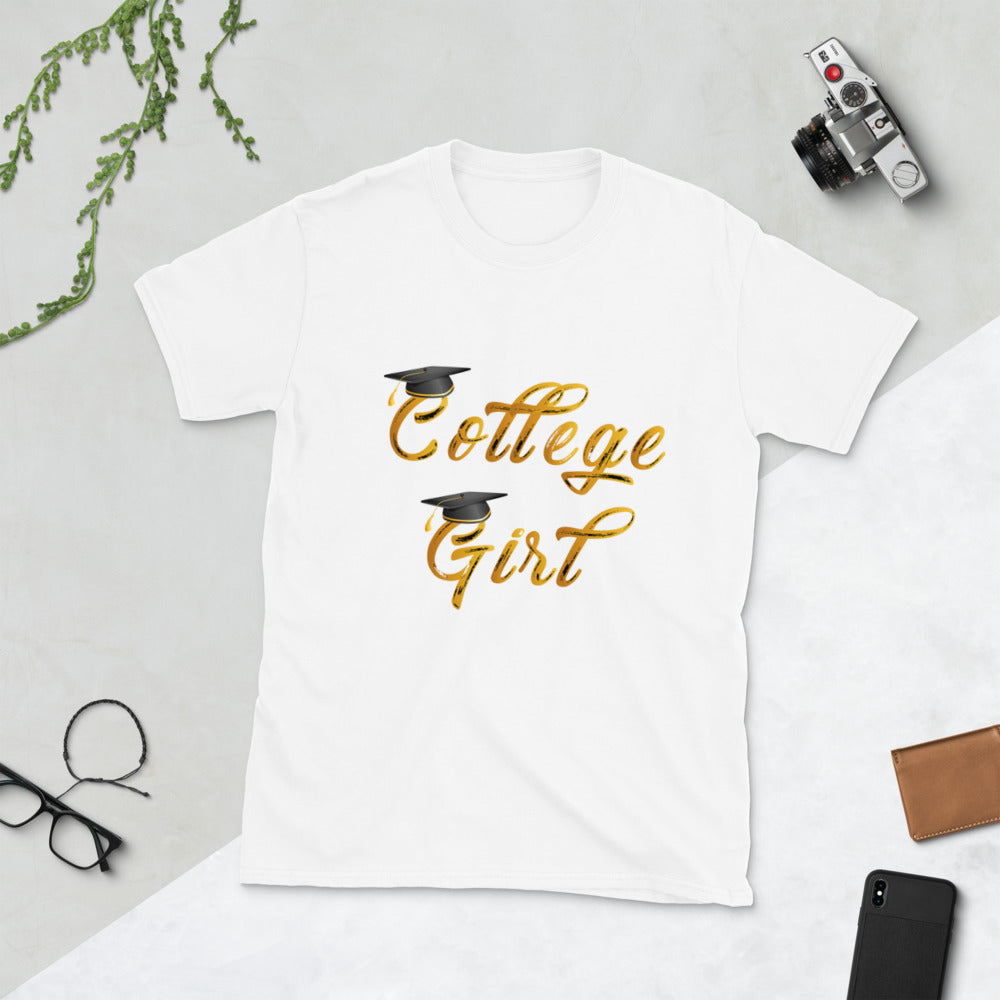 Short-Sleeve “CollegeGirl” T-Shirt