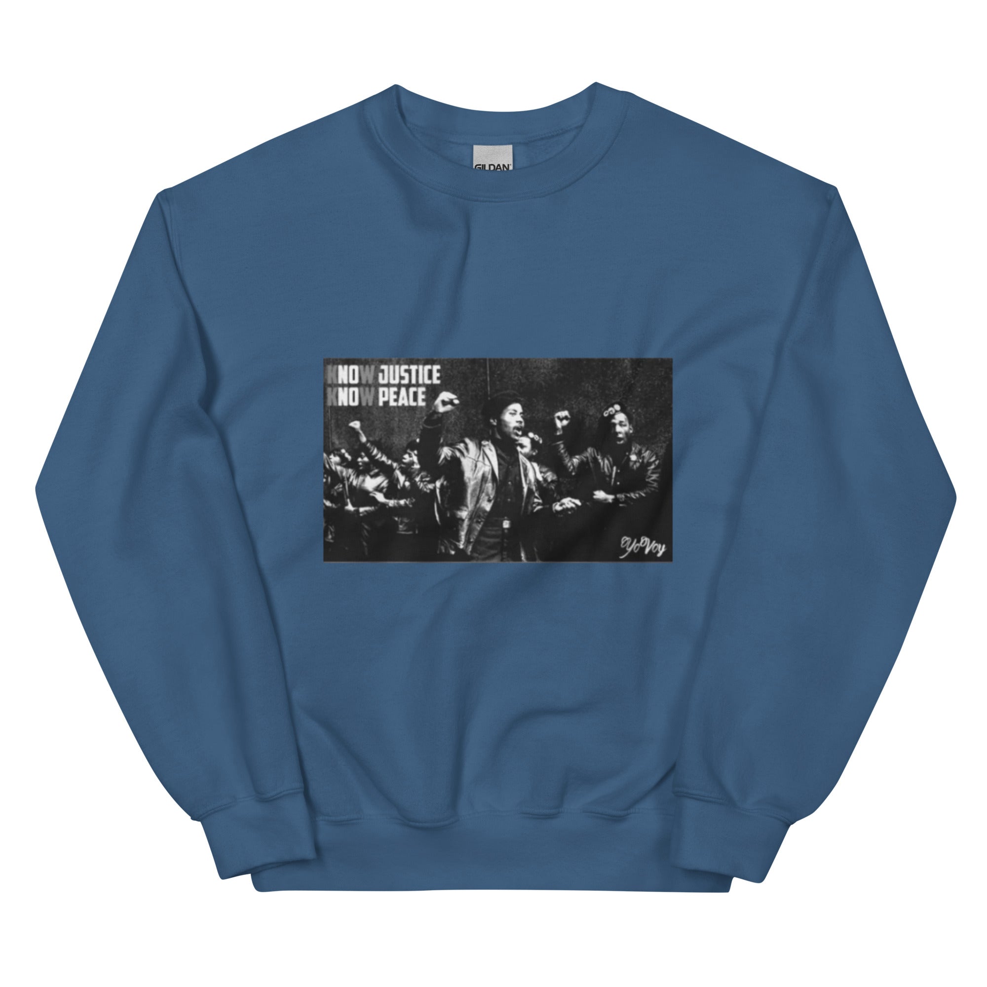 “KnowJusticeKnowPeace” Unisex Sweatshirt