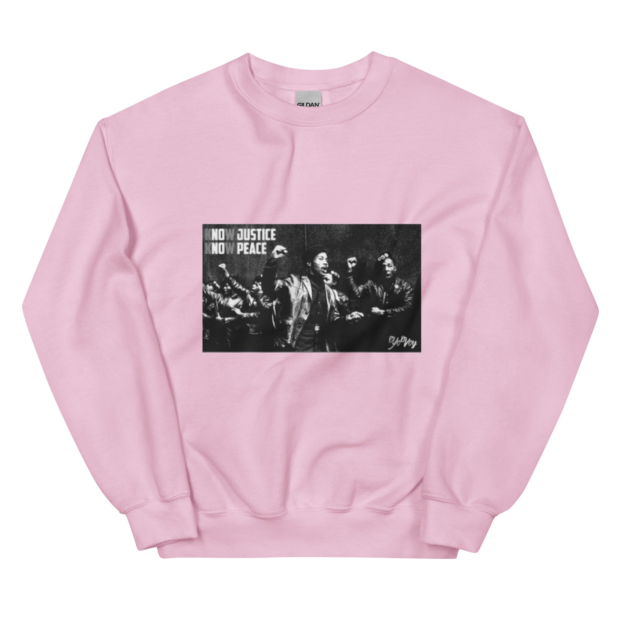 “KnowJusticeKnowPeace” Unisex Sweatshirt