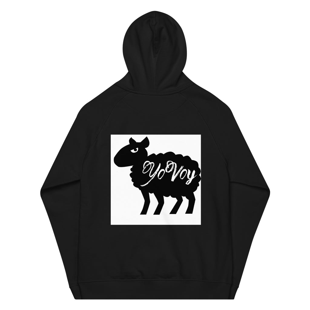 “LveLfe” Unisex eco raglan hoodie