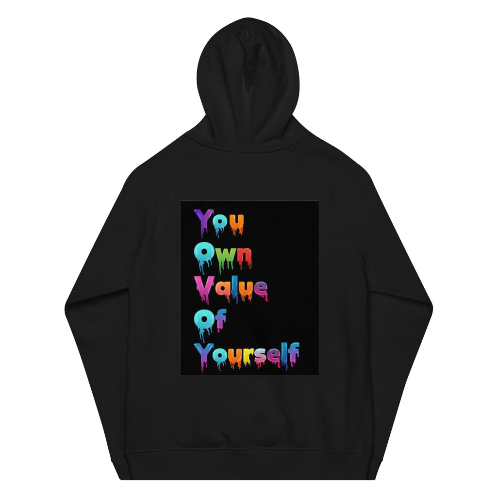 Unisex “Cool Sheep” eco raglan hoodie