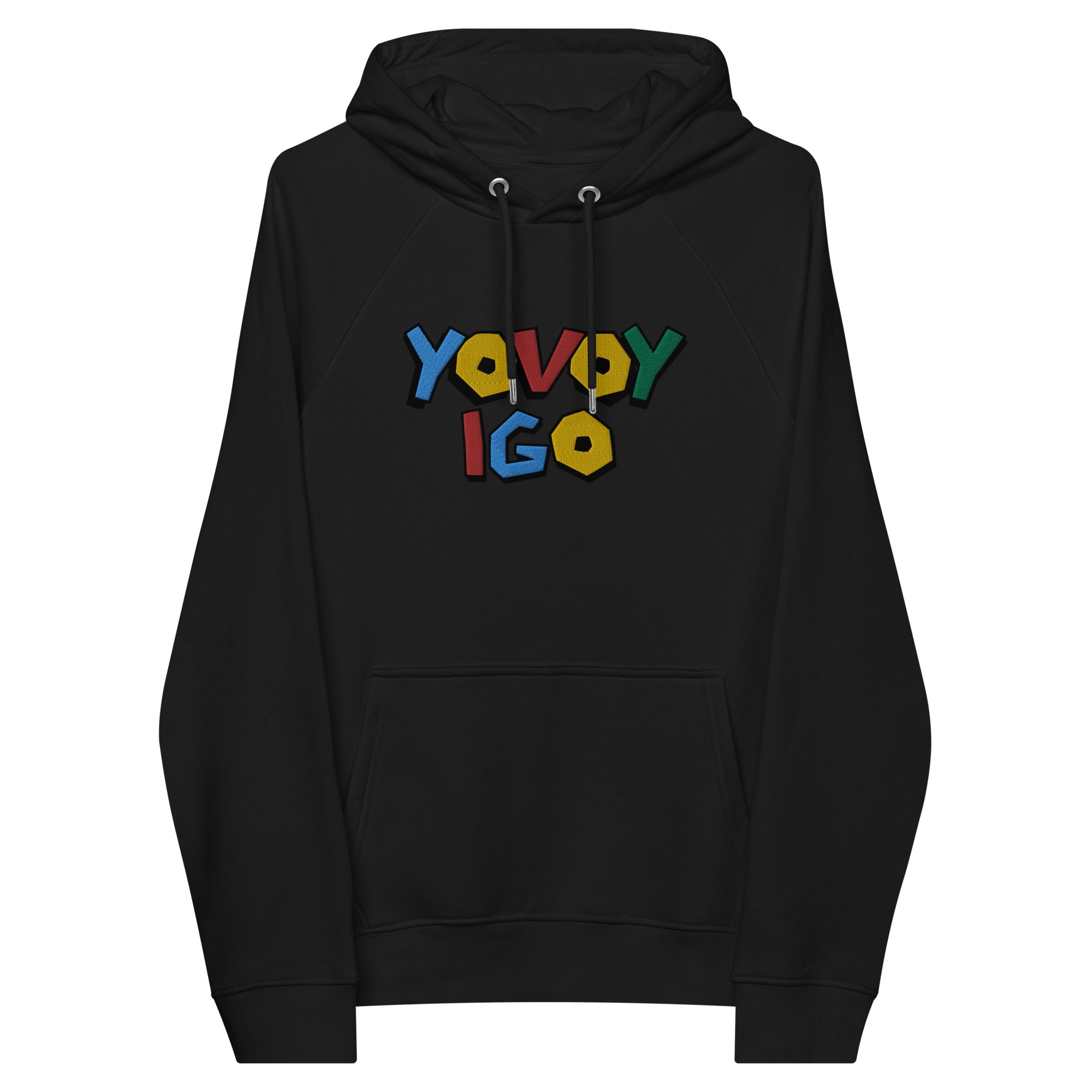 “YOVOY IGO”Unisex eco raglan hoodie