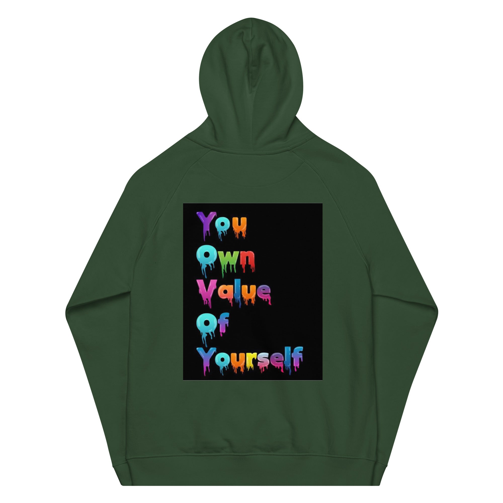 Unisex “Cool Sheep” eco raglan hoodie