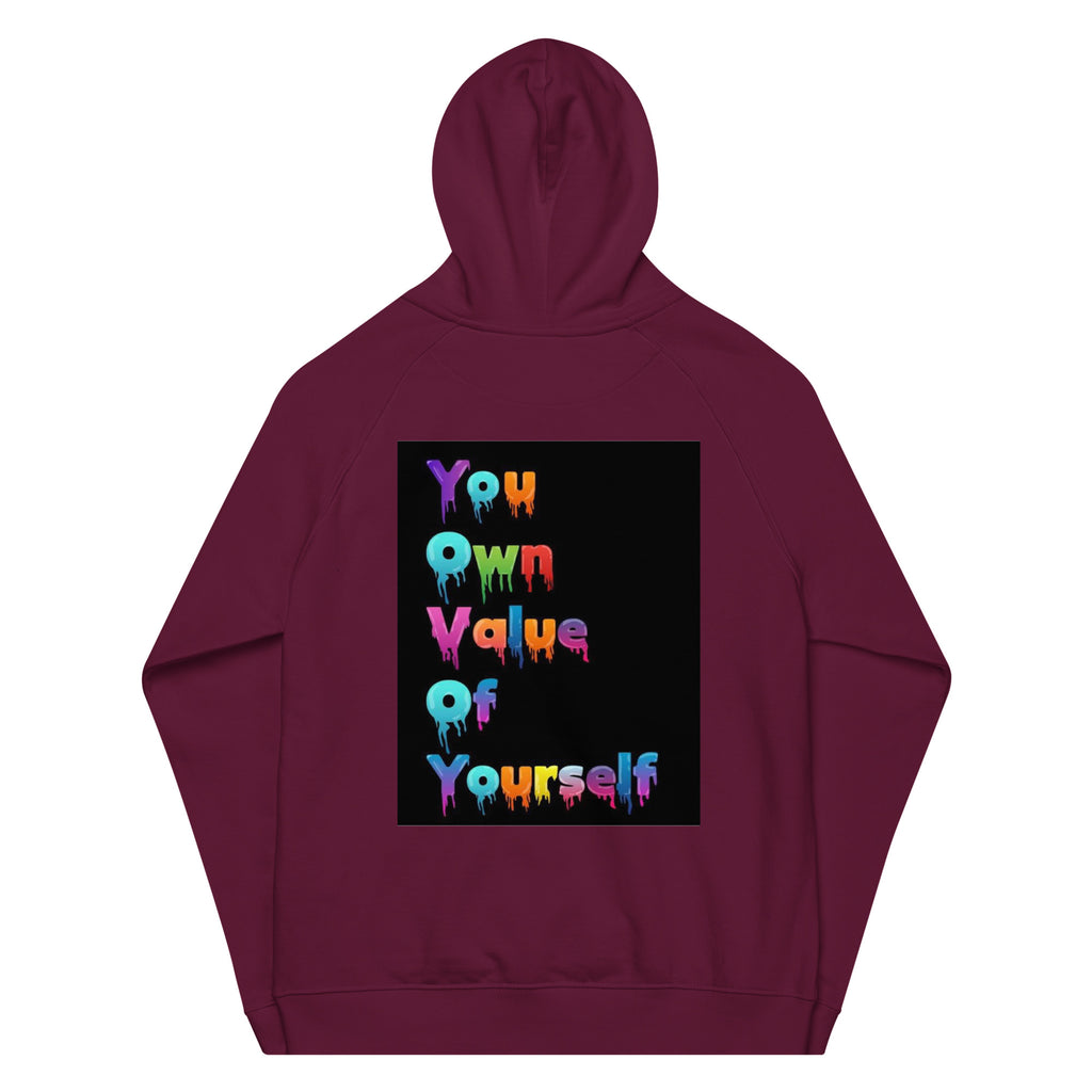 Unisex “Cool Sheep” eco raglan hoodie