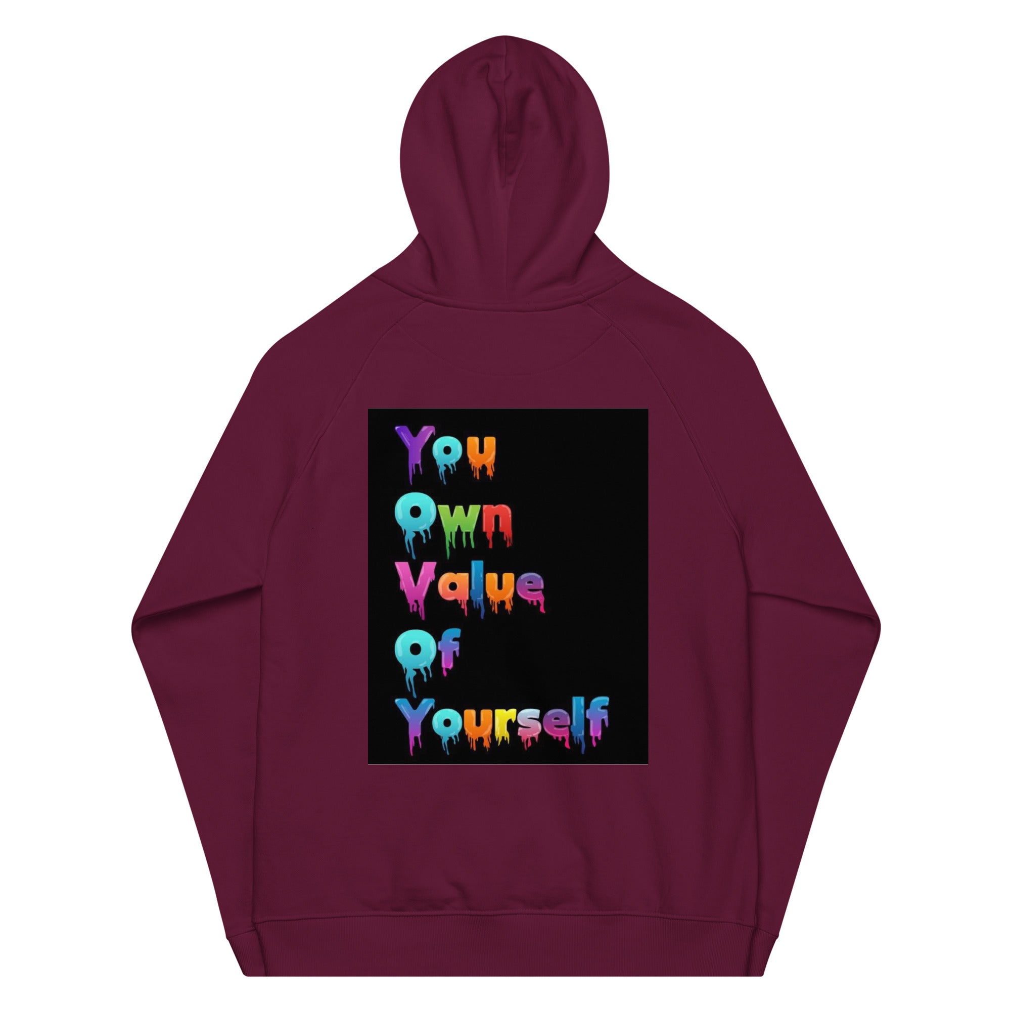 Unisex “Cool Sheep” eco raglan hoodie