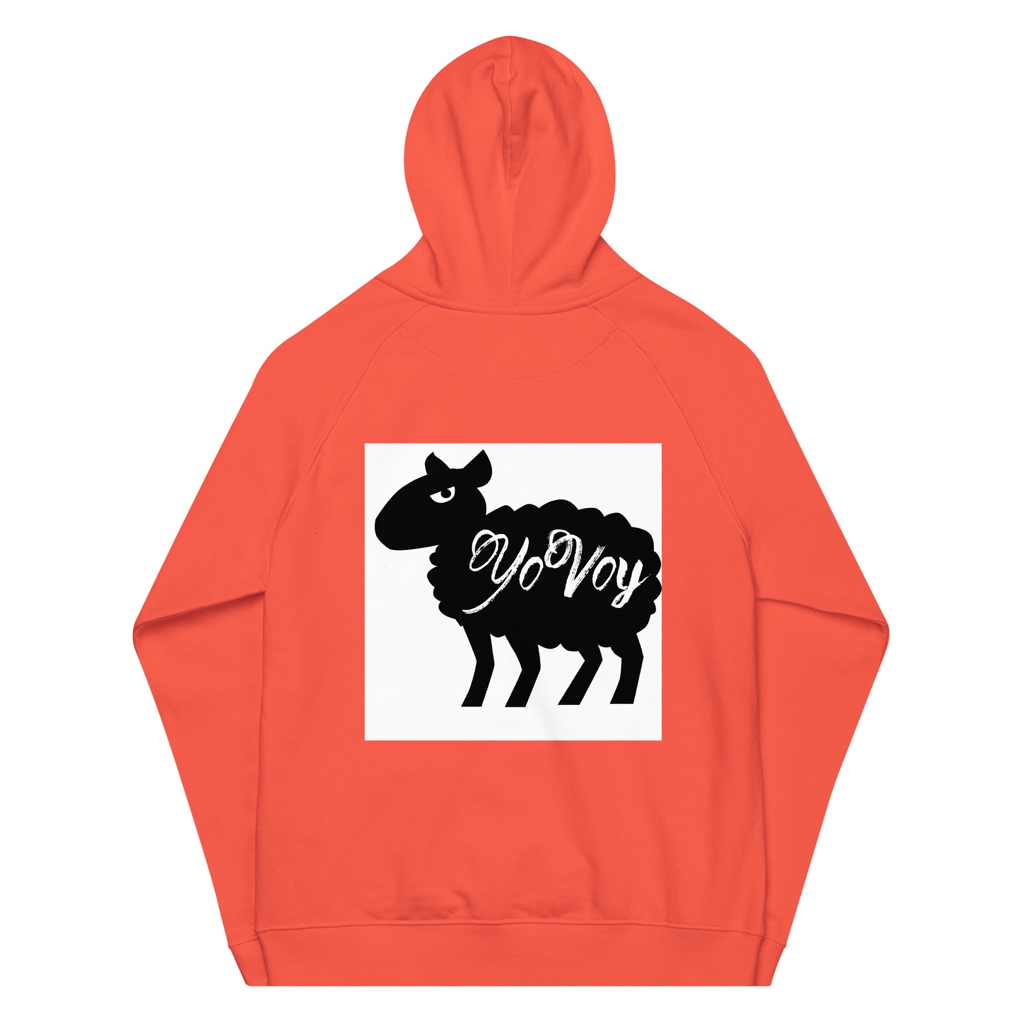 “LveLfe” Unisex eco raglan hoodie