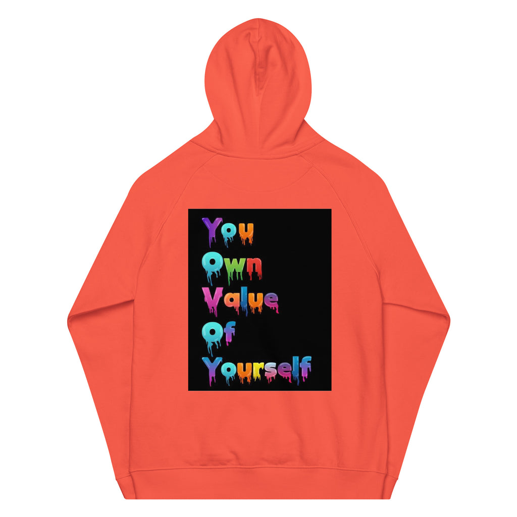 Unisex “Cool Sheep” eco raglan hoodie