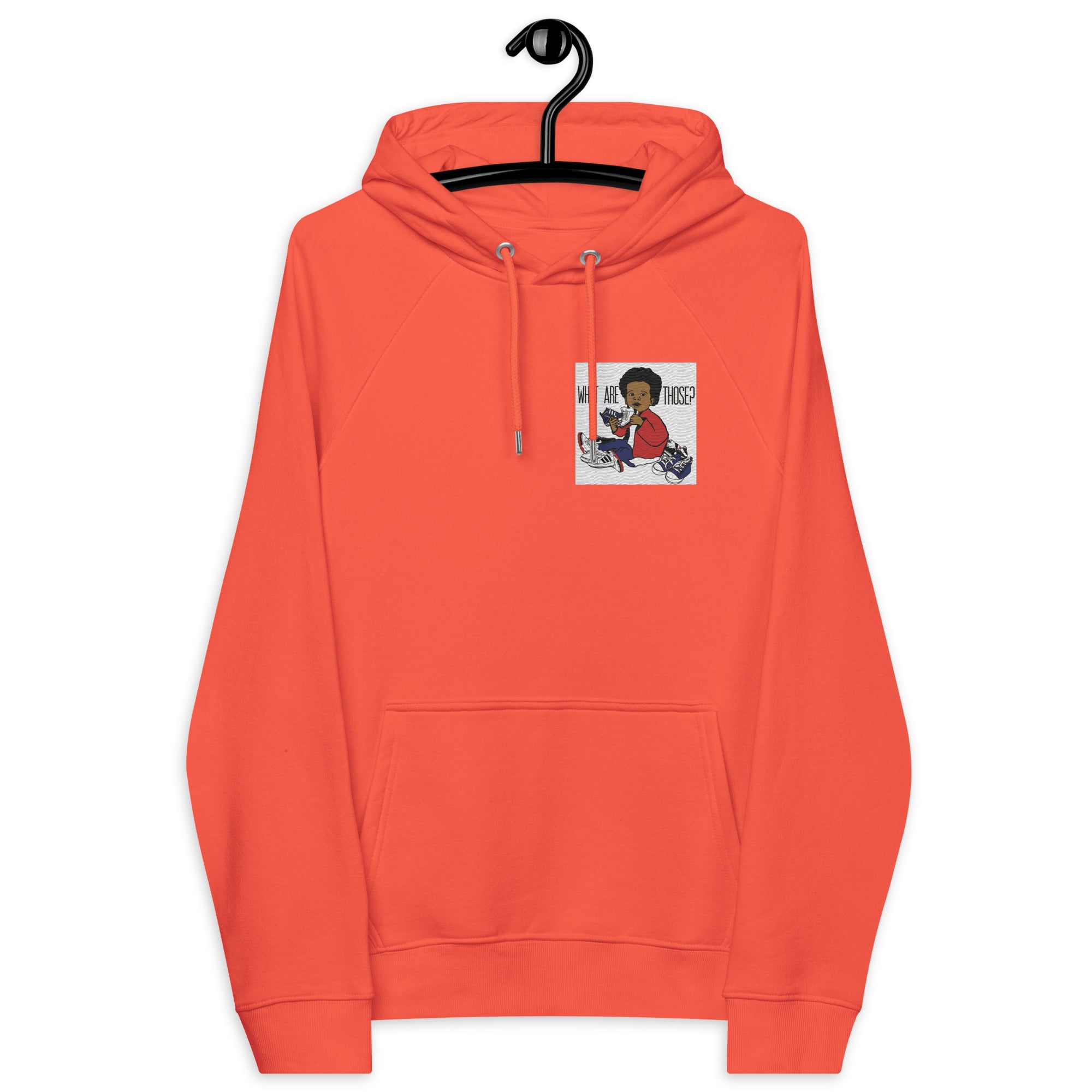 “WhatAreThose” Unisex eco raglan hoodie