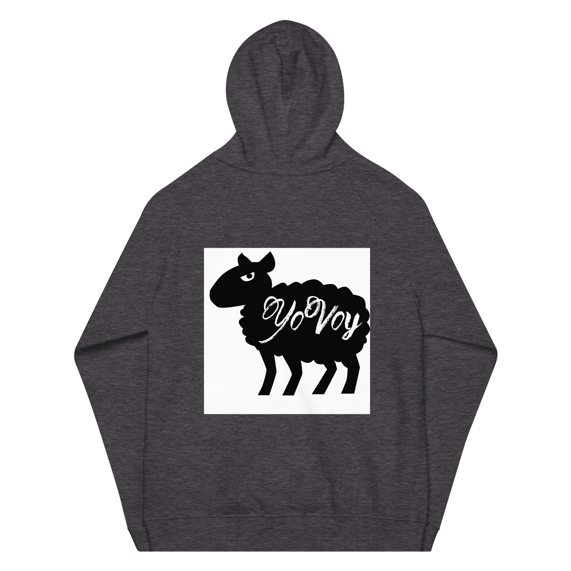 “LveLfe” Unisex eco raglan hoodie