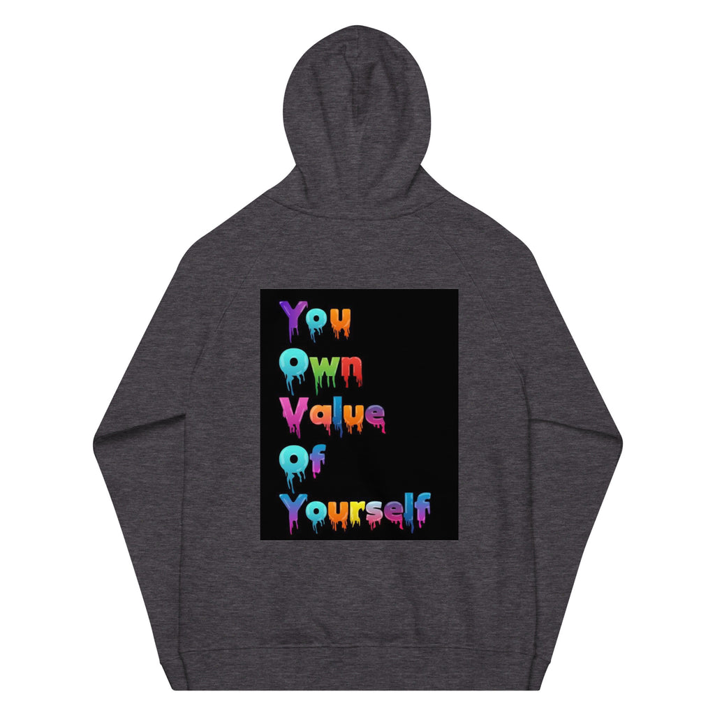 Unisex “Cool Sheep” eco raglan hoodie