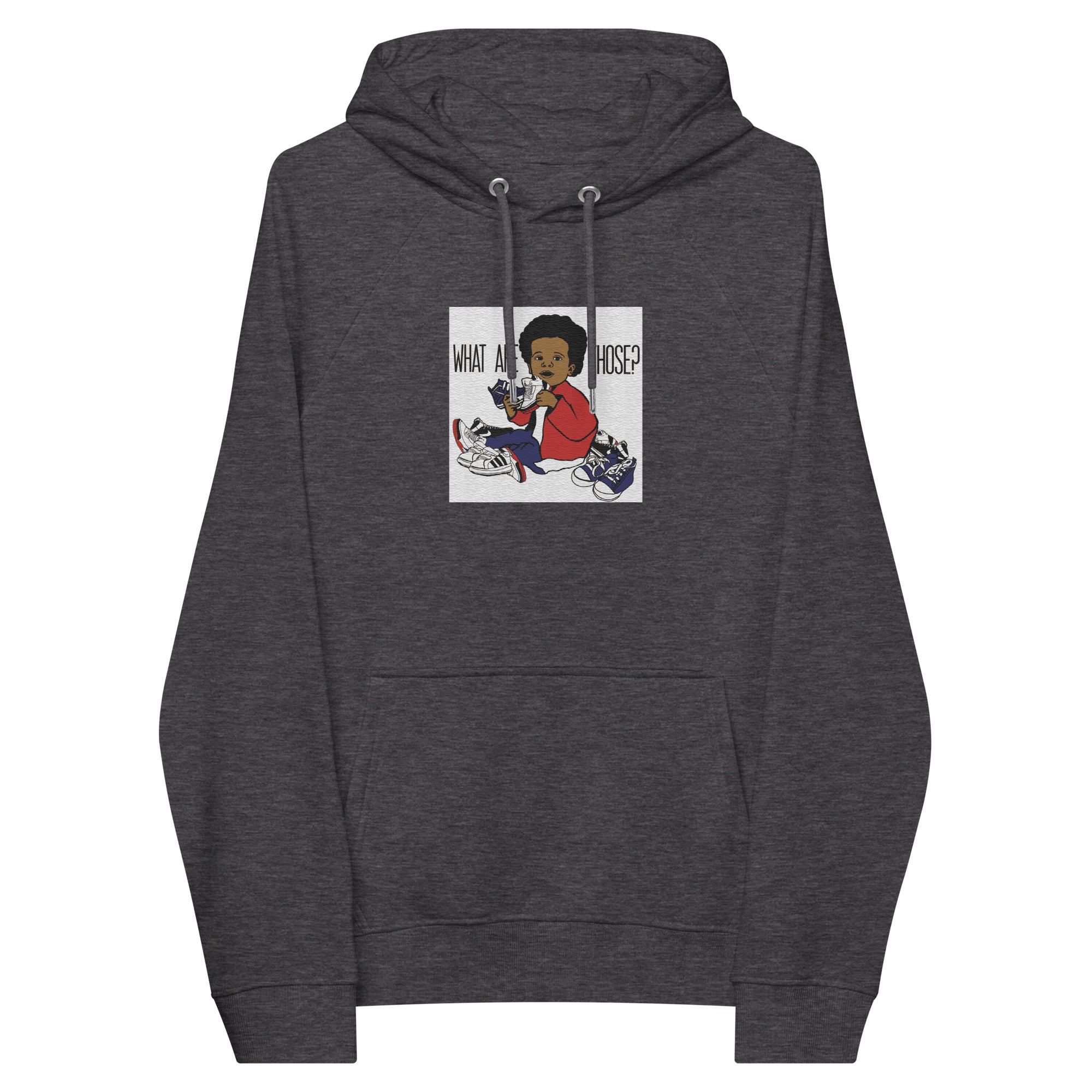 “WhatAreThose” Unisex eco raglan hoodie