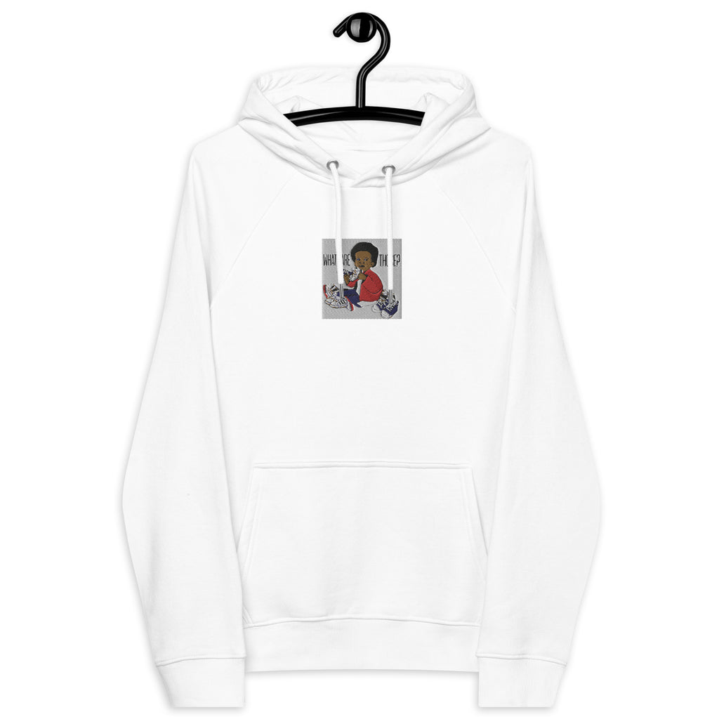 “WhatAreThose” Unisex eco raglan hoodie