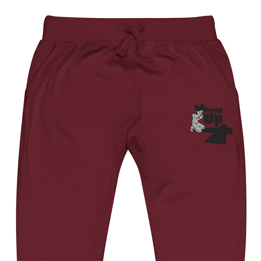 “PrayedUpGirl” Unisex fleece sweatpants