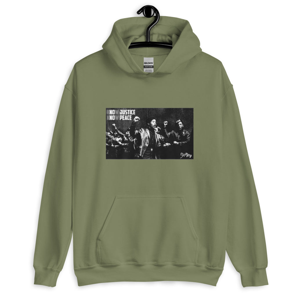 “KnowJusticeKnowPeace”Unisex Hoodie