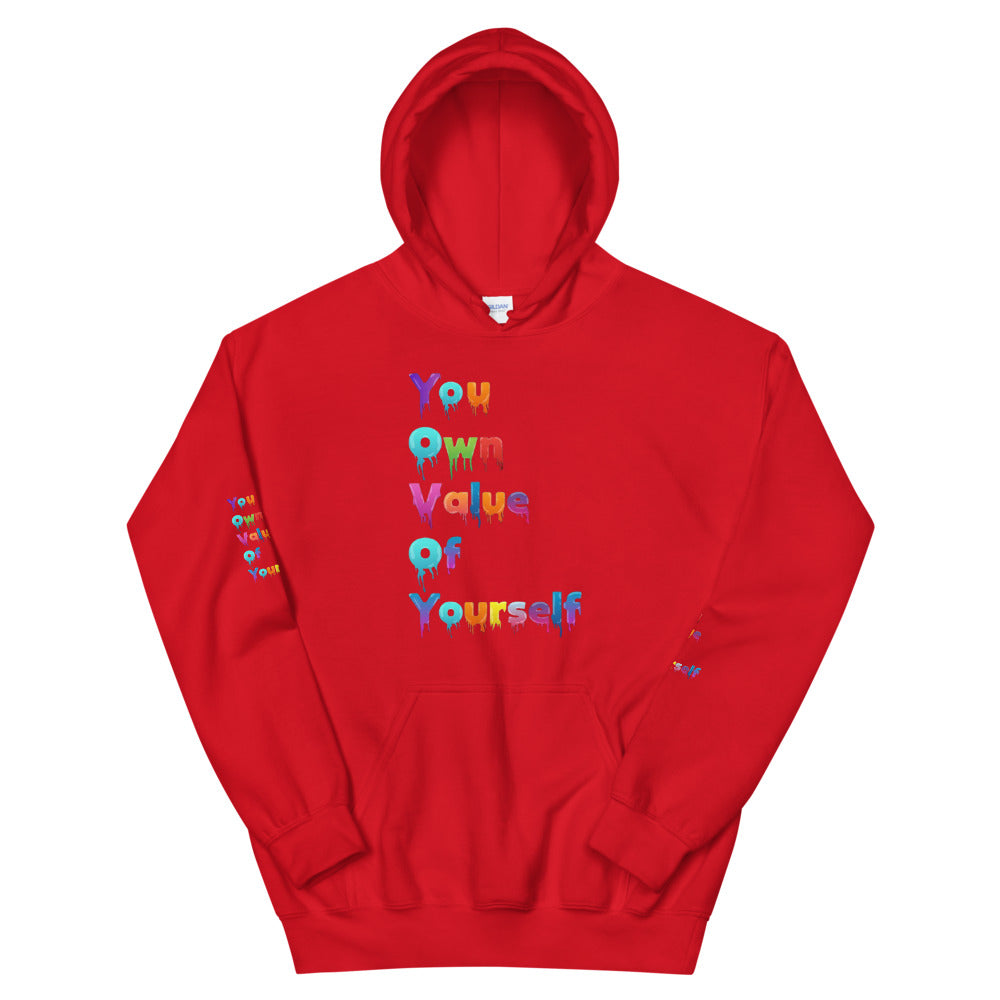 Unisex “Colorful YouOwnValue” Hoodie