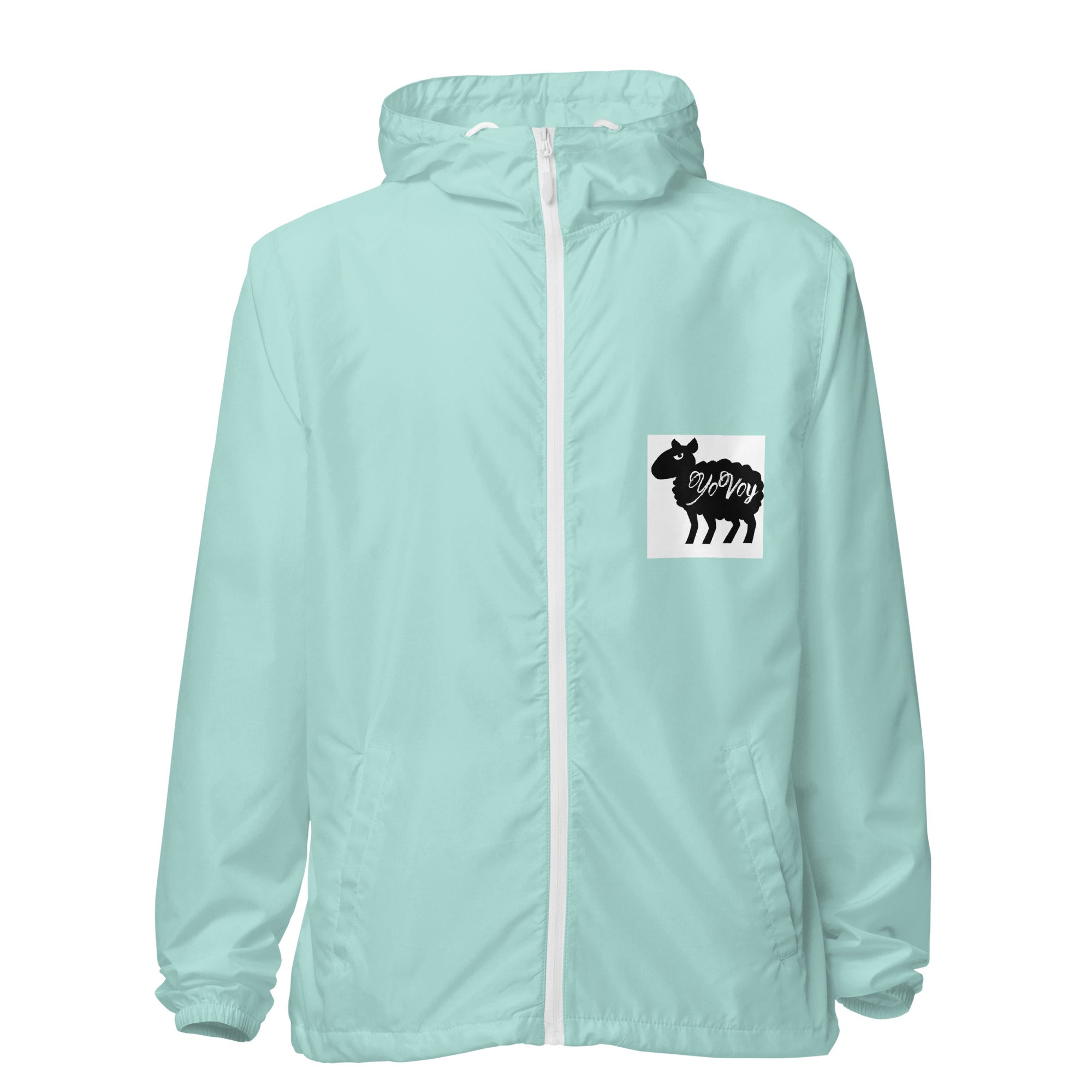 “YOVOY Sheep” Unisex lightweight zip up windbreaker