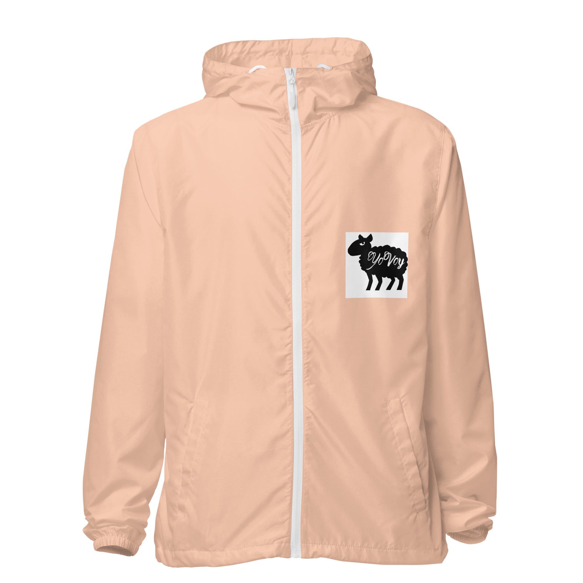 “YOVOY Sheep” Unisex lightweight zip up windbreaker