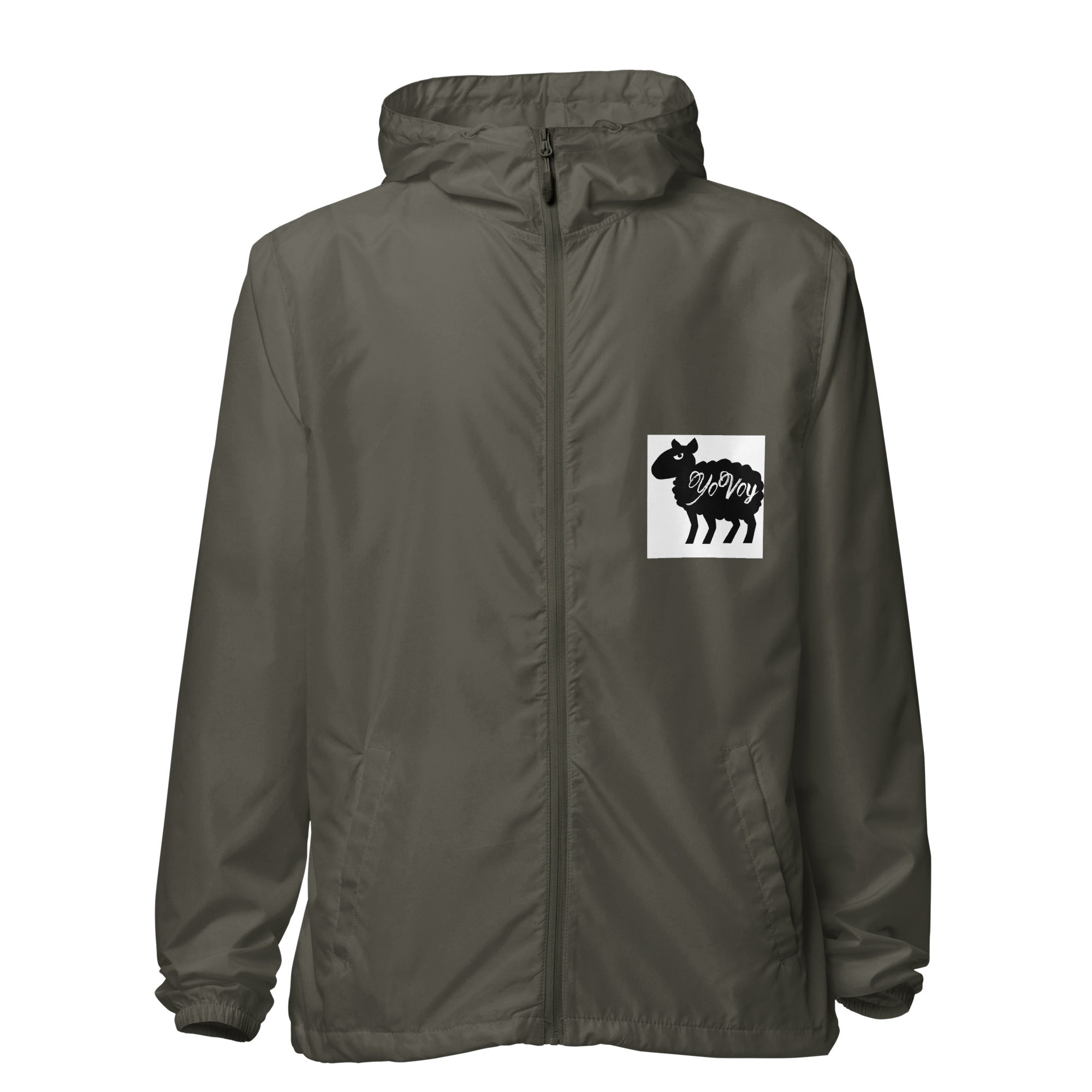 “YOVOY Sheep” Unisex lightweight zip up windbreaker