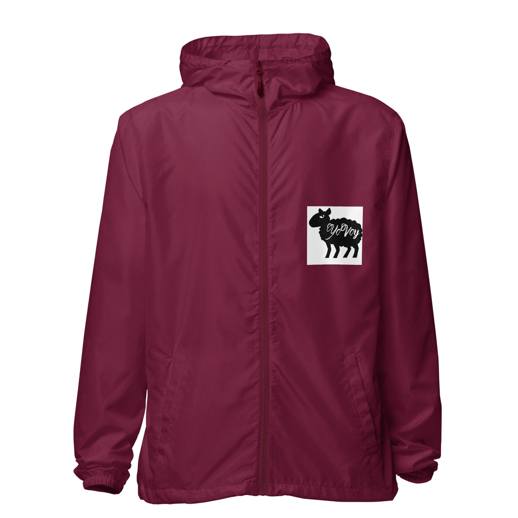 “YOVOY Sheep” Unisex lightweight zip up windbreaker