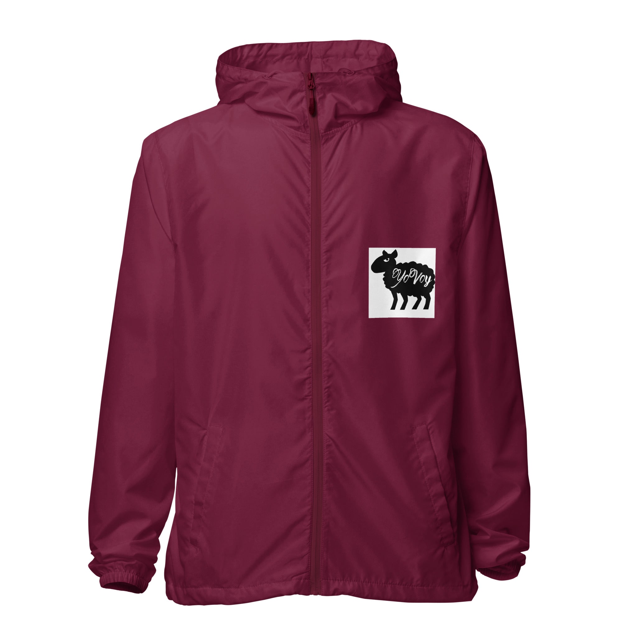 “YOVOY Sheep” Unisex lightweight zip up windbreaker