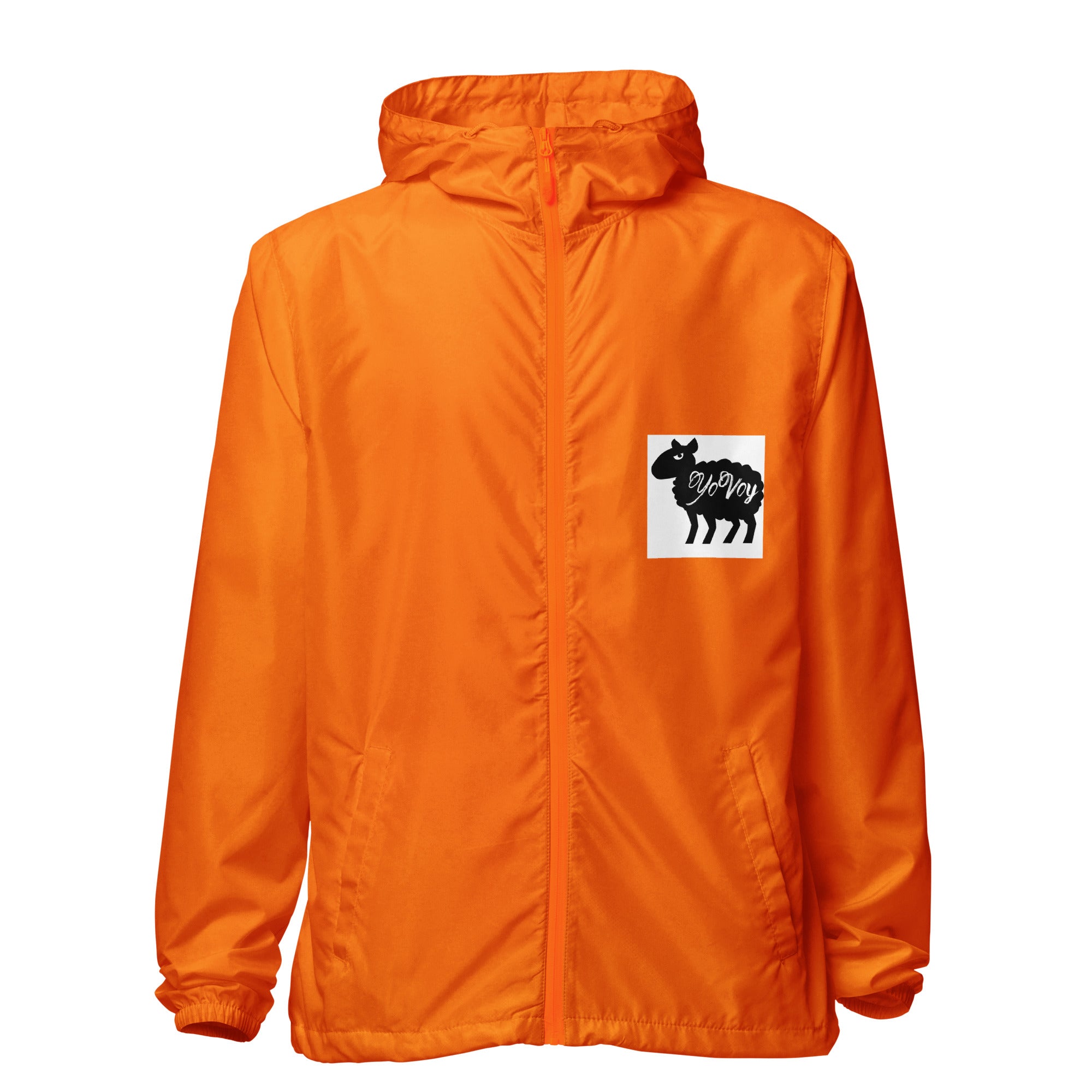 “YOVOY Sheep” Unisex lightweight zip up windbreaker
