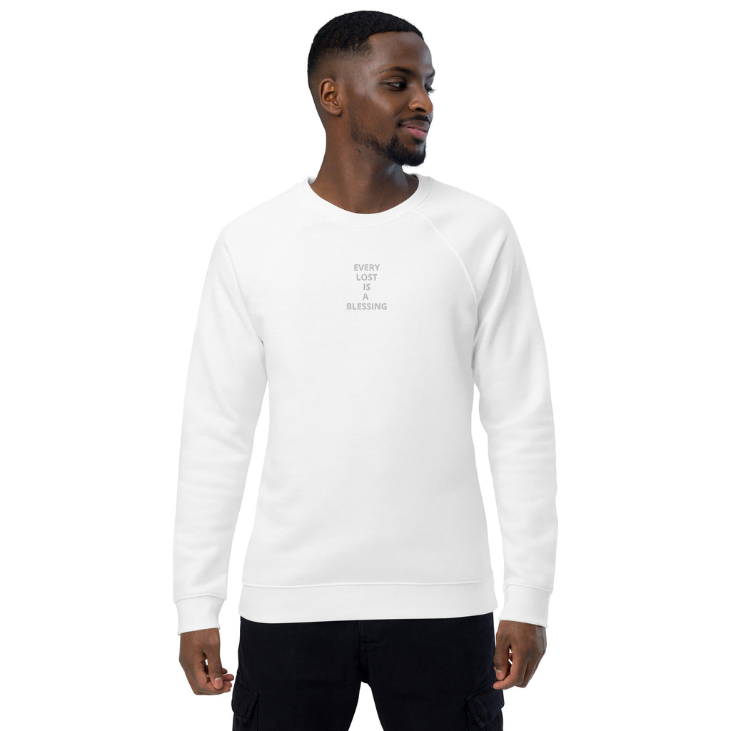 “Every Lost” Unisex organic raglan sweatshirt