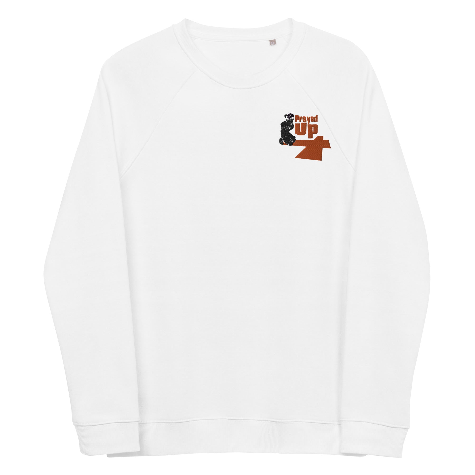 “PrayedUpBoy” Unisex organic raglan sweatshirt