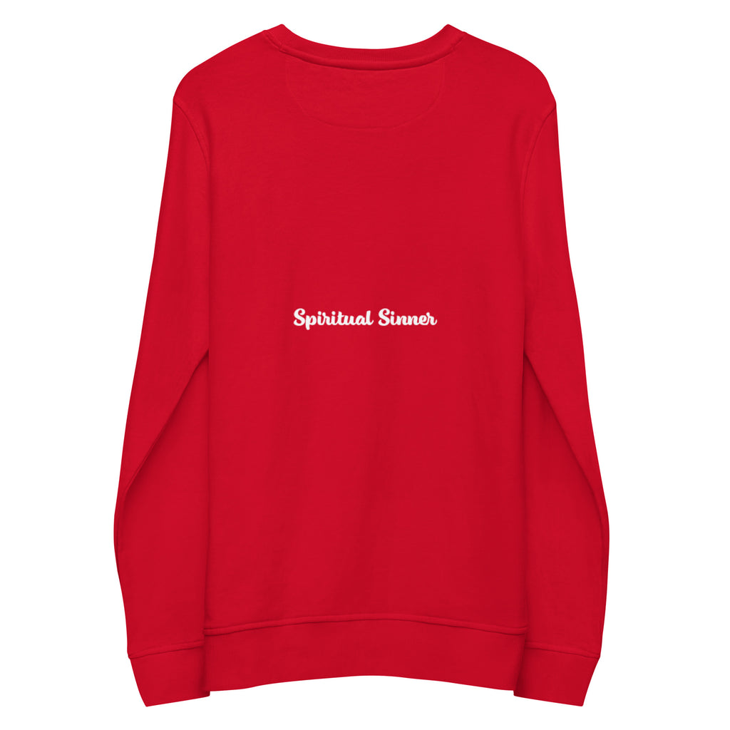 “Pray for the family” Unisex organic sweatshirt