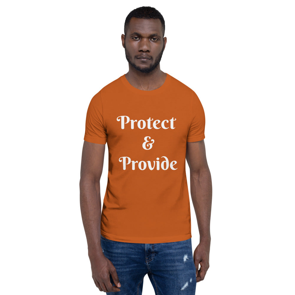 Short-Sleeve Unisex “Protect & Provide” T-Shirt