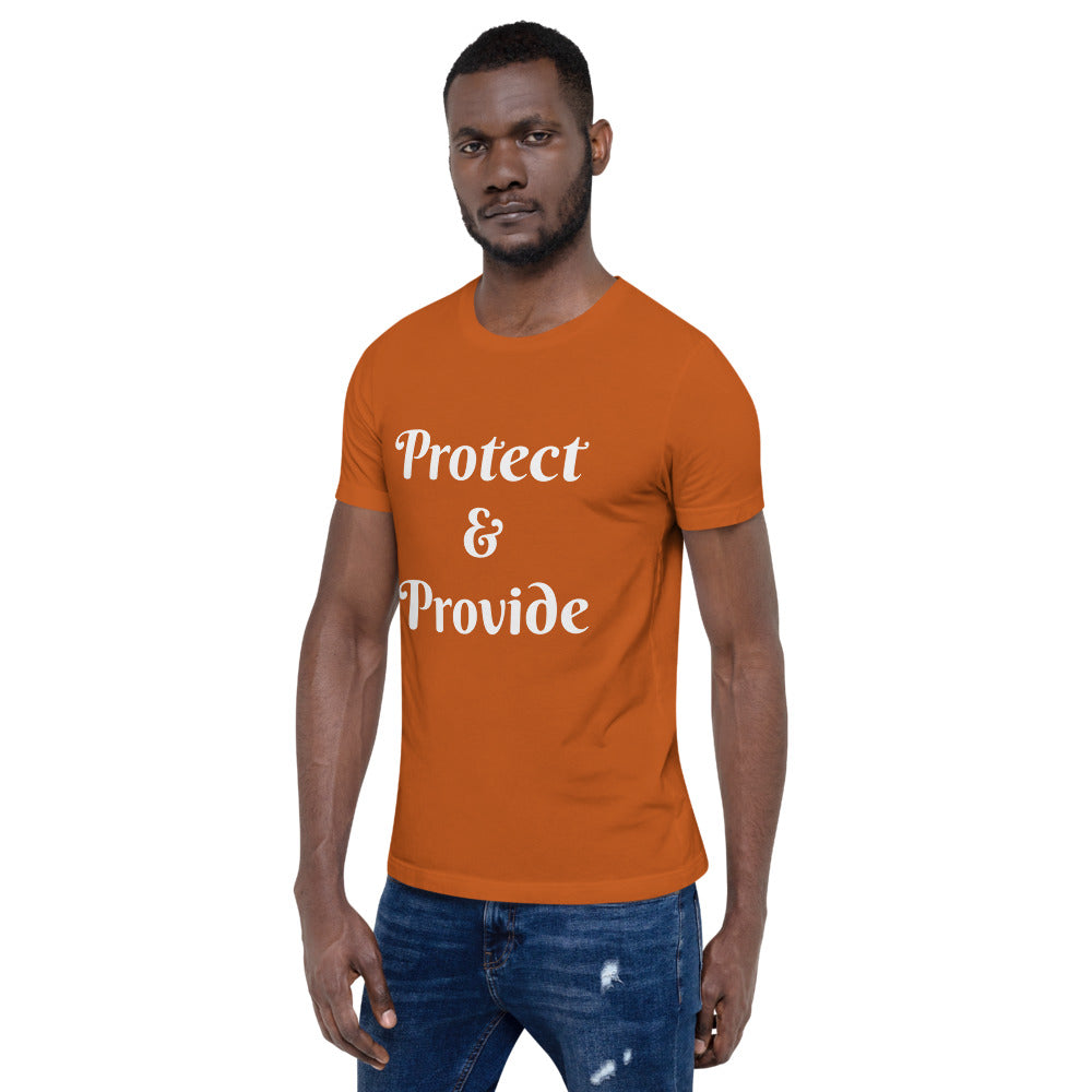 Short-Sleeve Unisex “Protect & Provide” T-Shirt