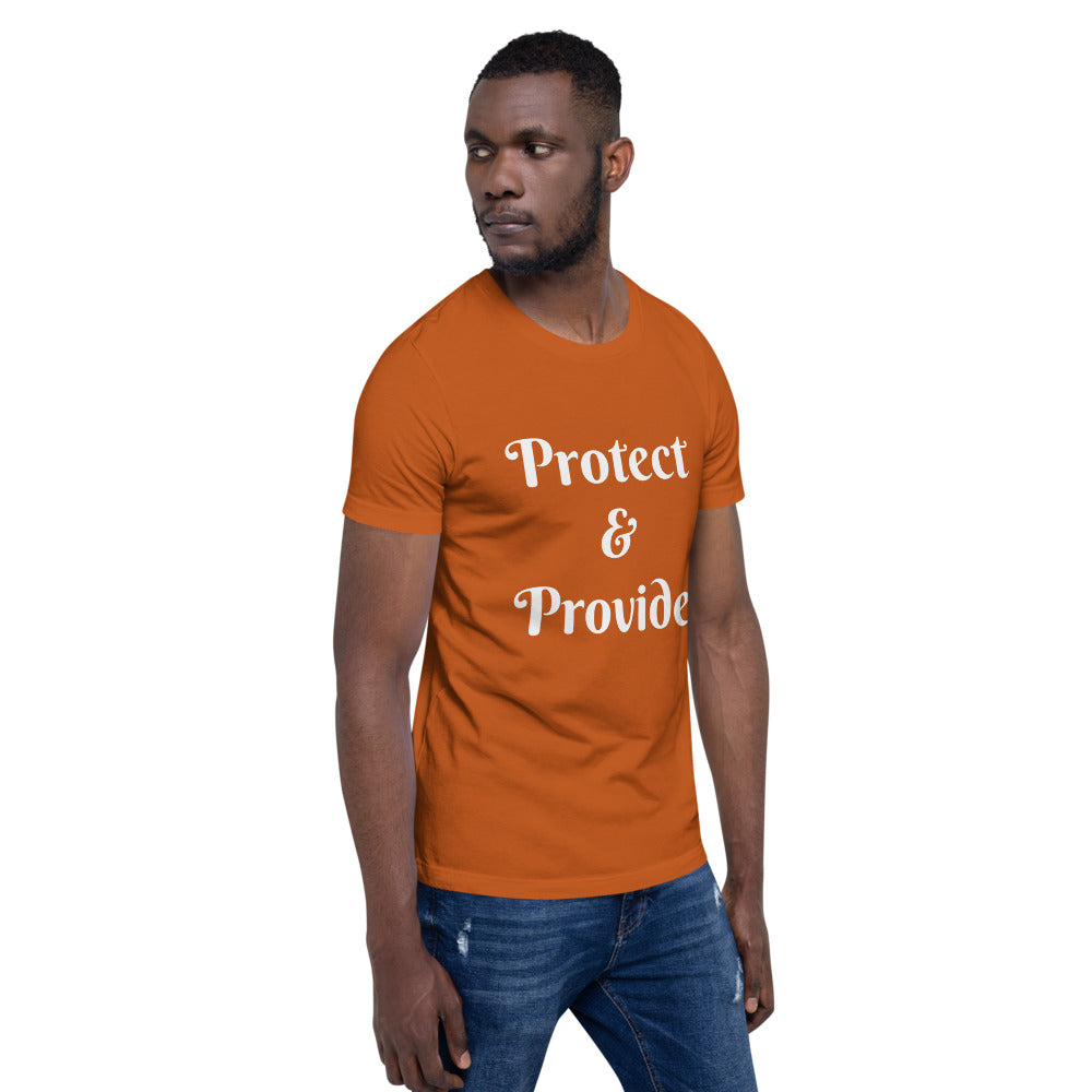 Short-Sleeve Unisex “Protect & Provide” T-Shirt