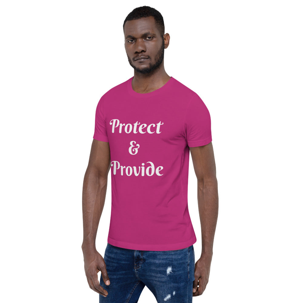 Short-Sleeve Unisex “Protect & Provide” T-Shirt