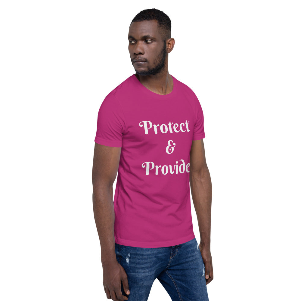 Short-Sleeve Unisex “Protect & Provide” T-Shirt