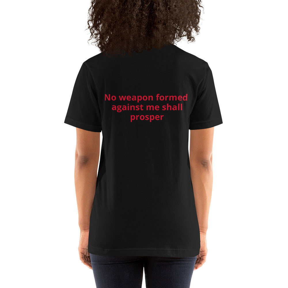 Short-Sleeve Unisex “No Weapon” T-Shirt
