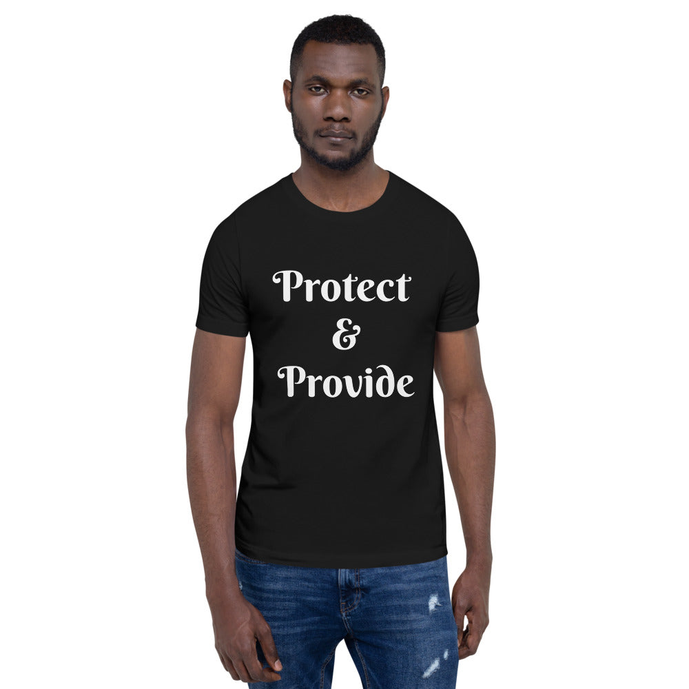 Short-Sleeve Unisex “Protect & Provide” T-Shirt