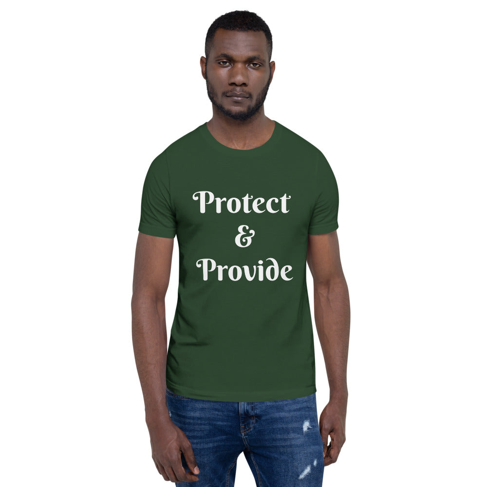 Short-Sleeve Unisex “Protect & Provide” T-Shirt