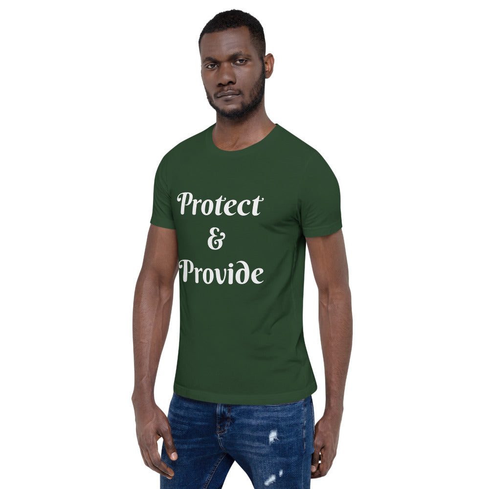 Short-Sleeve Unisex “Protect & Provide” T-Shirt