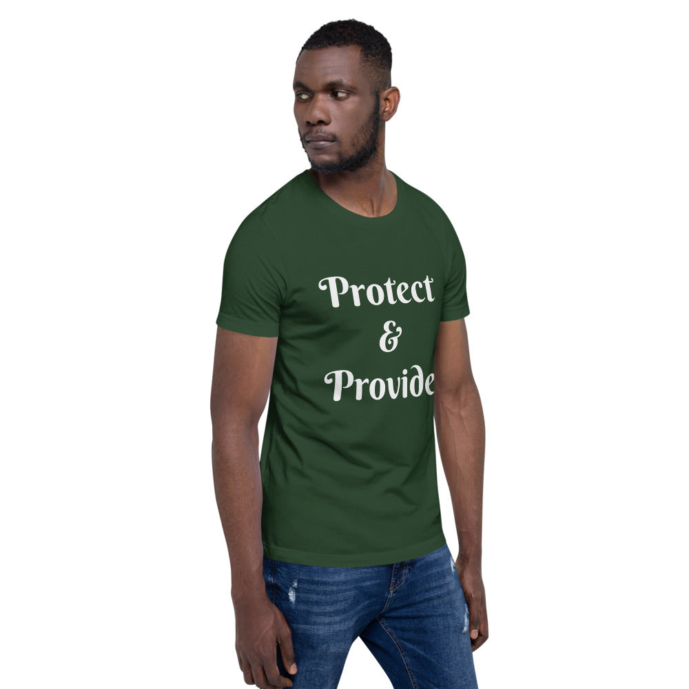 Short-Sleeve Unisex “Protect & Provide” T-Shirt
