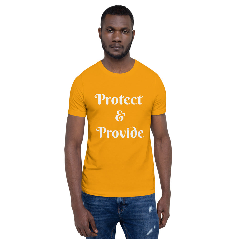 Short-Sleeve Unisex “Protect & Provide” T-Shirt